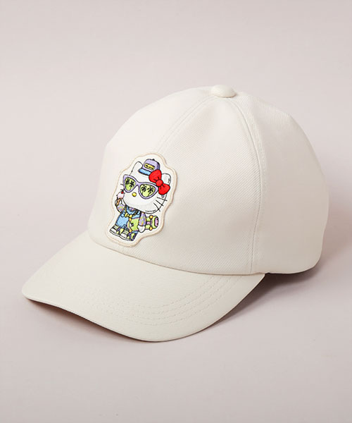 MULGA x SANRIO CHARACTERS | CA4LA HELLO KITTY CAP OFF WHITE ONESIZE